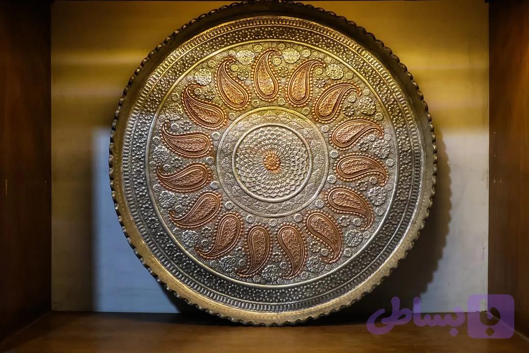 مجمعه ( مجمع ) مسی قلمزنی شده