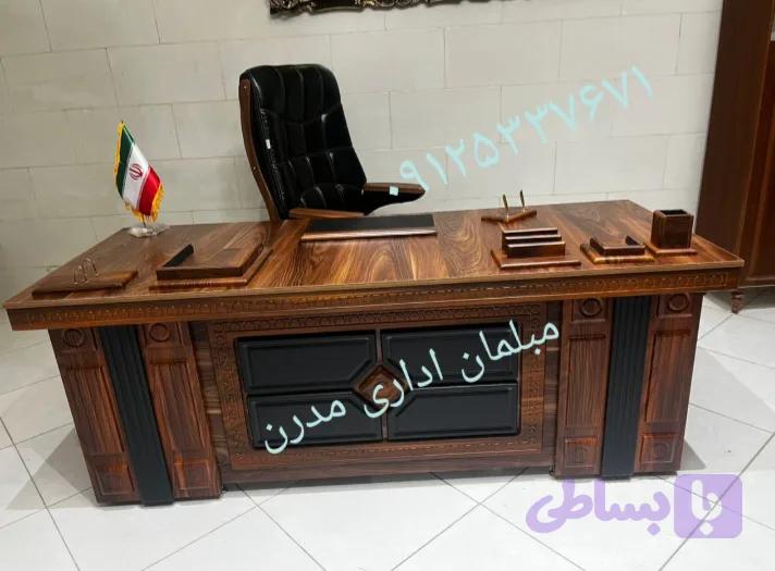 میز مدیریت غزال وکیوم ۲در ۸۰ با ال