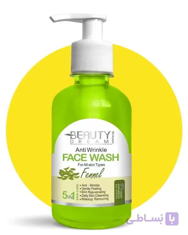 ژل شستشوی (فیس واش) رازیانه - ۲۵۰ میل - Anti Wrinkle