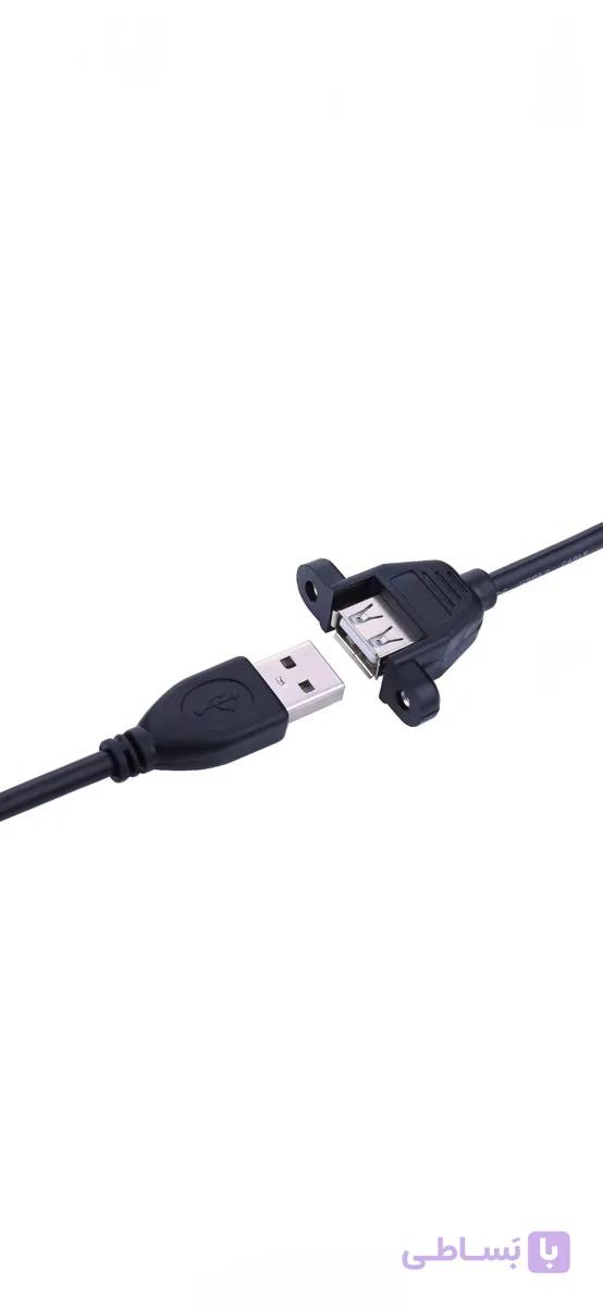 پنل USB کابل دار قابل پیچ کردن نیم متری