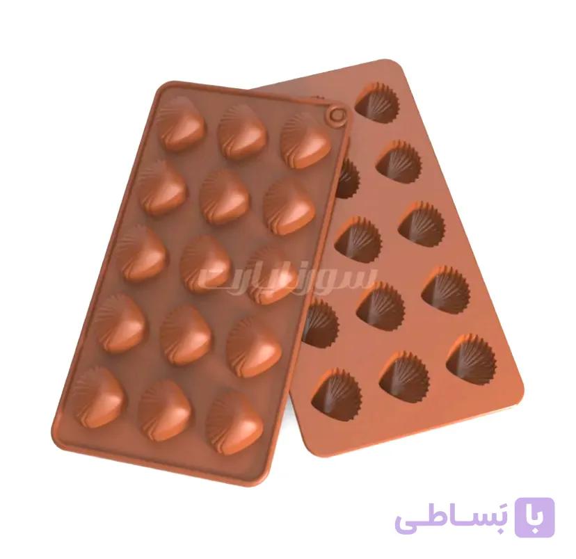 قالب شکلات سیلیکونی صدف برند سورنا پارت