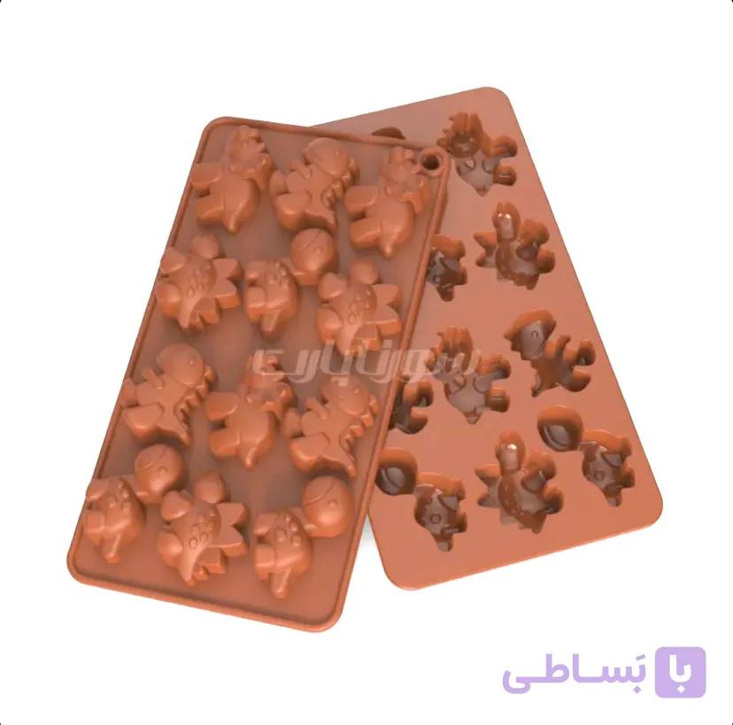 قالب شکلات سیلیکونی طرح قاشق قلبی برند سورنا پارت