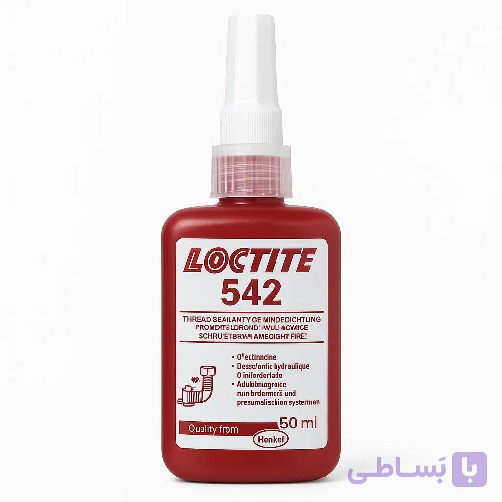 چسب آناروبیک قفل هیدرولیک و پنوماتیک لاکتایت مدل Loctite 542 حجم 50 میلی‌لیتر