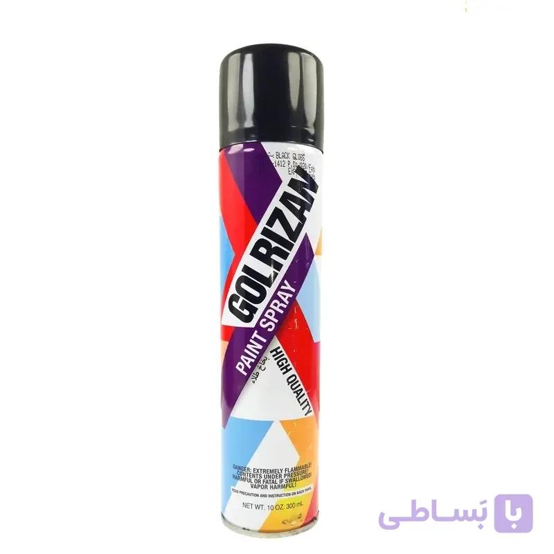 اسپری رنگ مشکی براق گلریزان