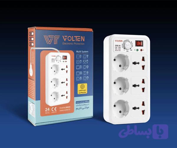 محافظ برق مارک ولتن ۶ خانه همه‌کاره با کابل 3 متری مدل MA603 — تصویر 1