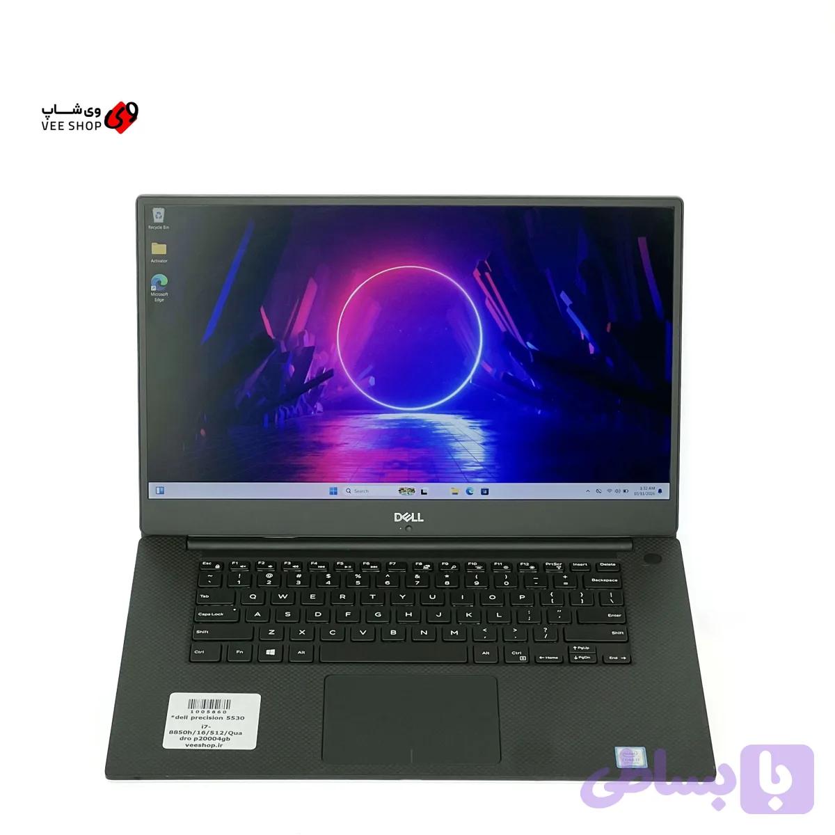 لپ تاپ استوک دل پریزیشن dell precision 5530 — تصویر 1