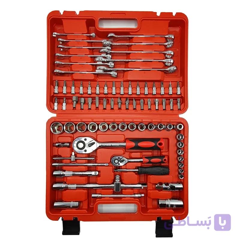 آچار بکس جی ان ترد کد 1210 مجموعه 77 عددی