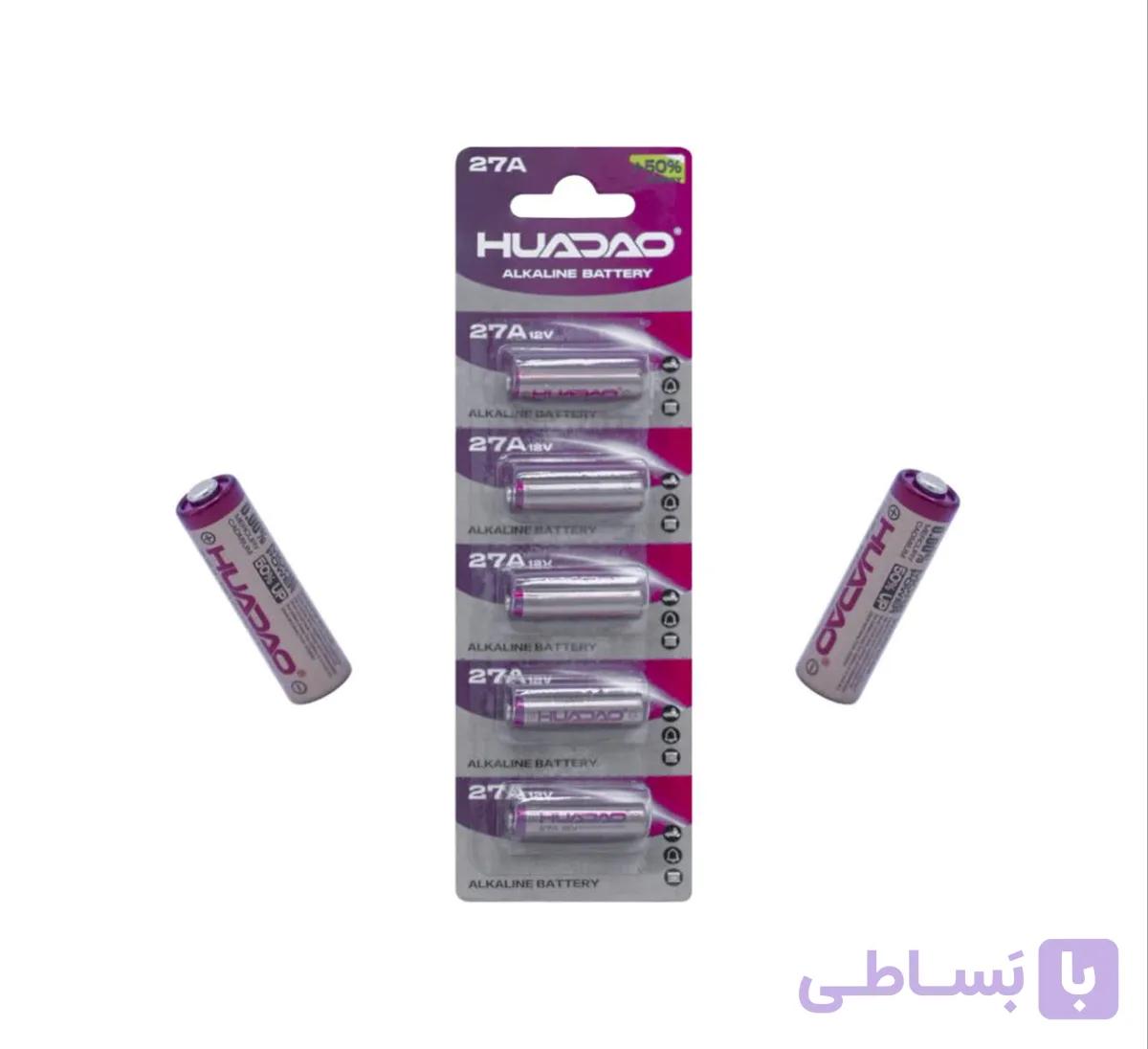 باتری ریموت هوآدائو مدل 27A بسته 5 عددی