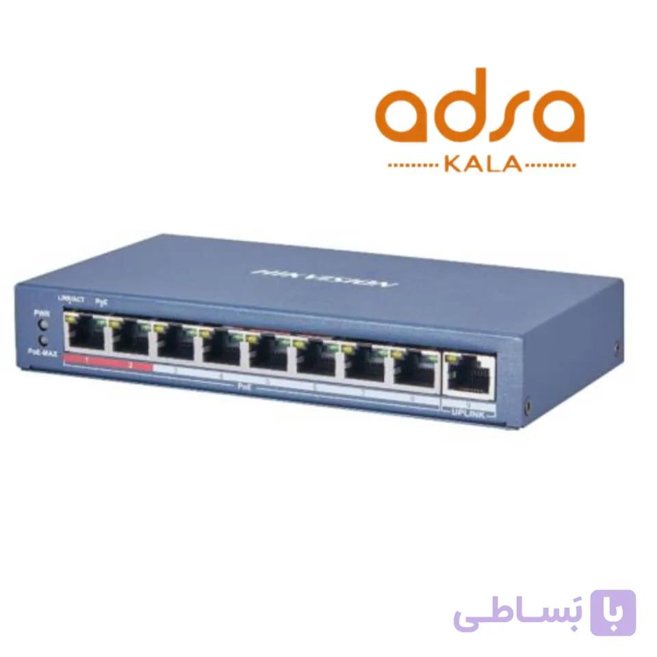 سوییچ شبکه 8 پورت هایک ویژن مدل DS_3E0109P-E — تصویر 1
