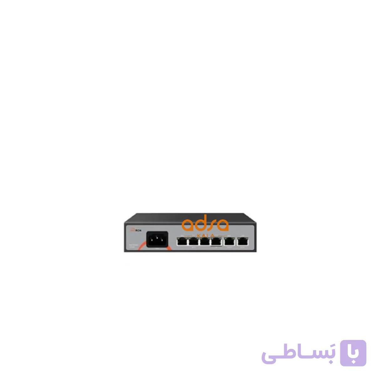 سوییچ شبکه 4 پورت POE برند مکسرون مدل MSW-3004FP-2FL-60I — تصویر 1