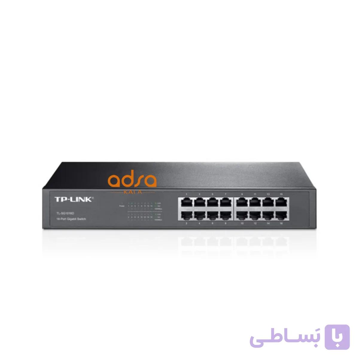 سوییچ شبکه 16 پورت تی پی لینک مدل TL-SG1016 — تصویر 1