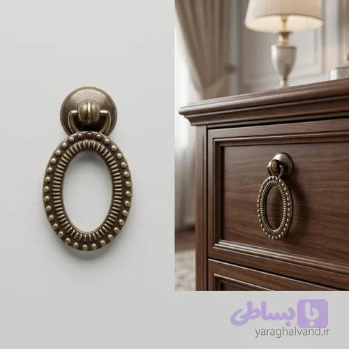 دستگیره تک پیچ آویز ست مرواریدی کد p575 — تصویر 1
