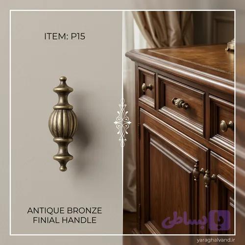 دستگیره تک پیچ ثابت ست کابینتی کد p15 — تصویر 1