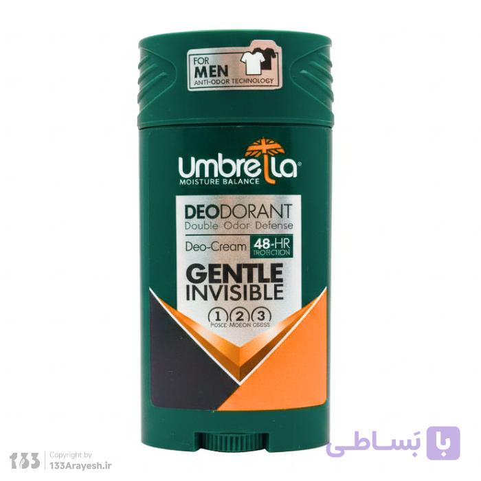 استیک ضد تعریق مردانه آمبرلا مدل Gentle Invisible حجم 90 میلی لیتر