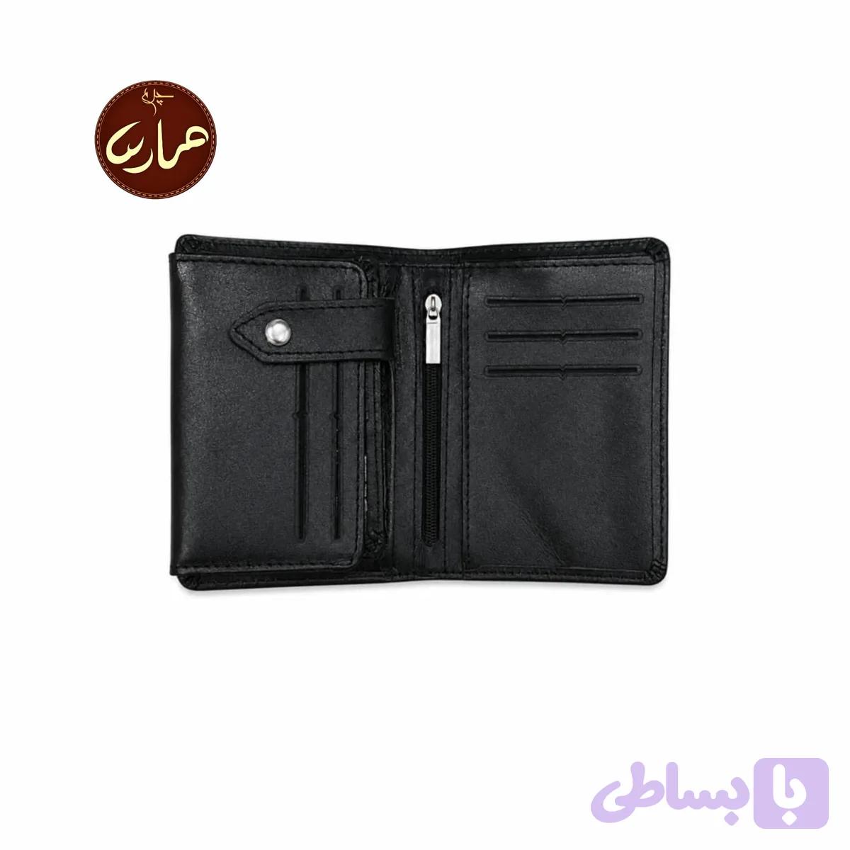 کیف پول چرم طبیعی مدل چرمون
