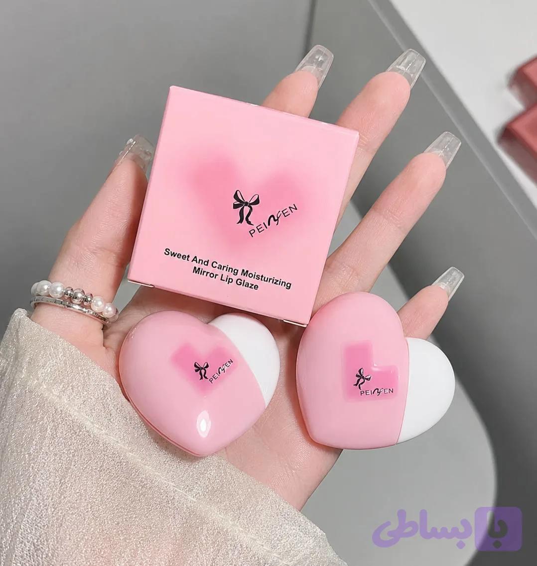 💖 تینت لب آینه ای قلبی PEIYEN — تصویر 1