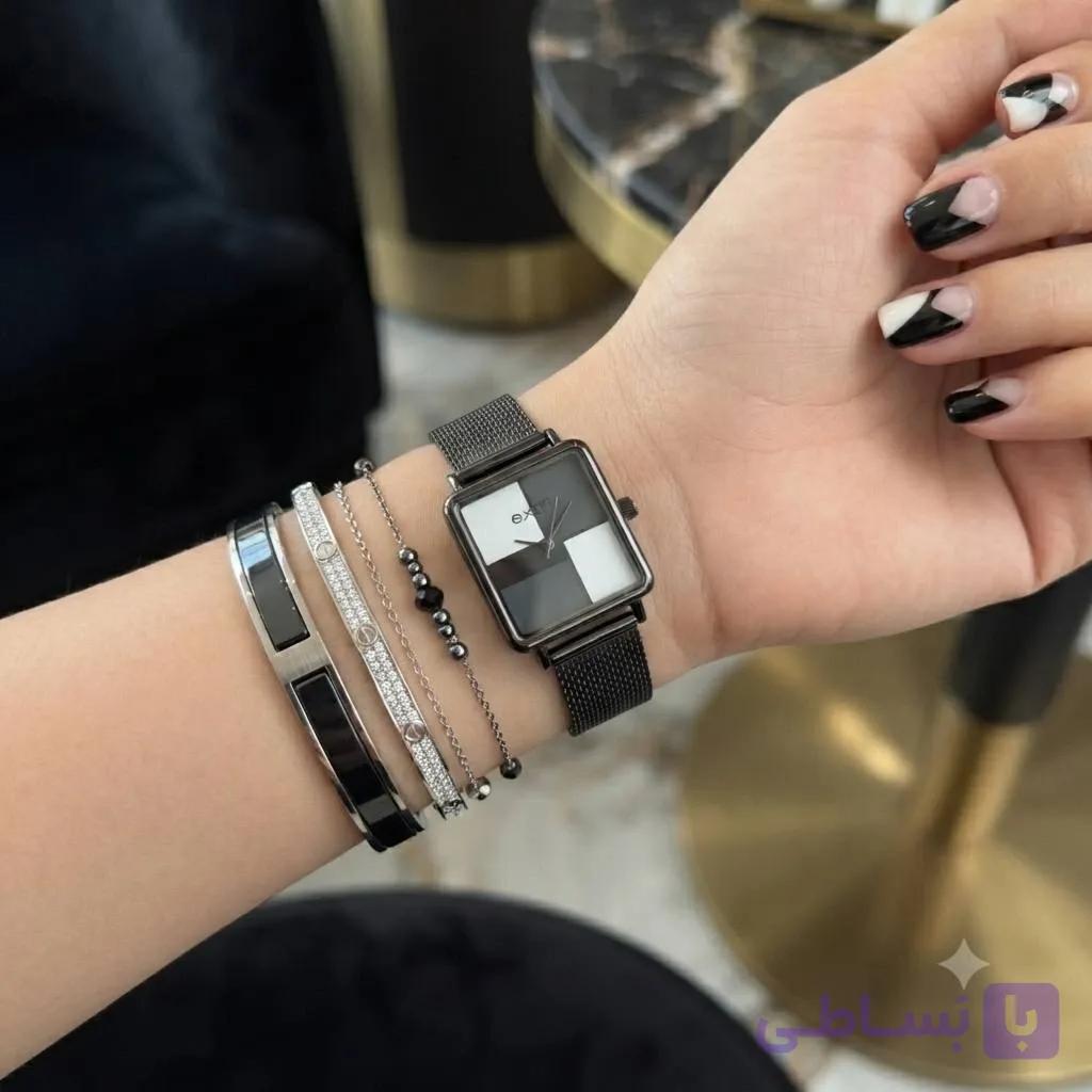 ساعت زنانه اکستری 1085b بند استیل اصل — تصویر 1