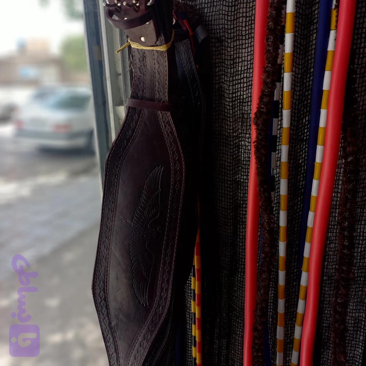 کمربند بدنسازی چرمی