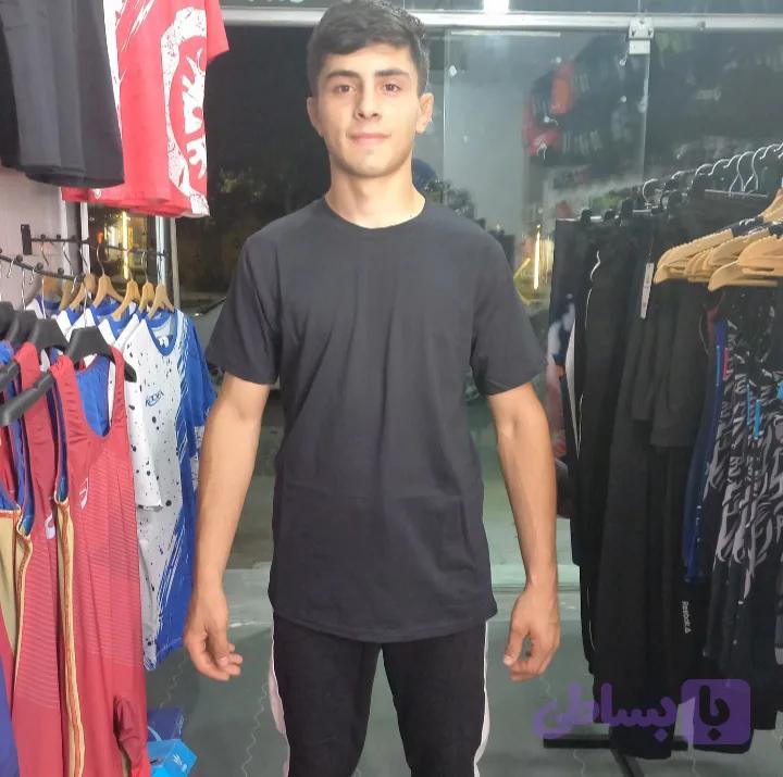 تی شرت مشکی نخی درجه یک محرمی