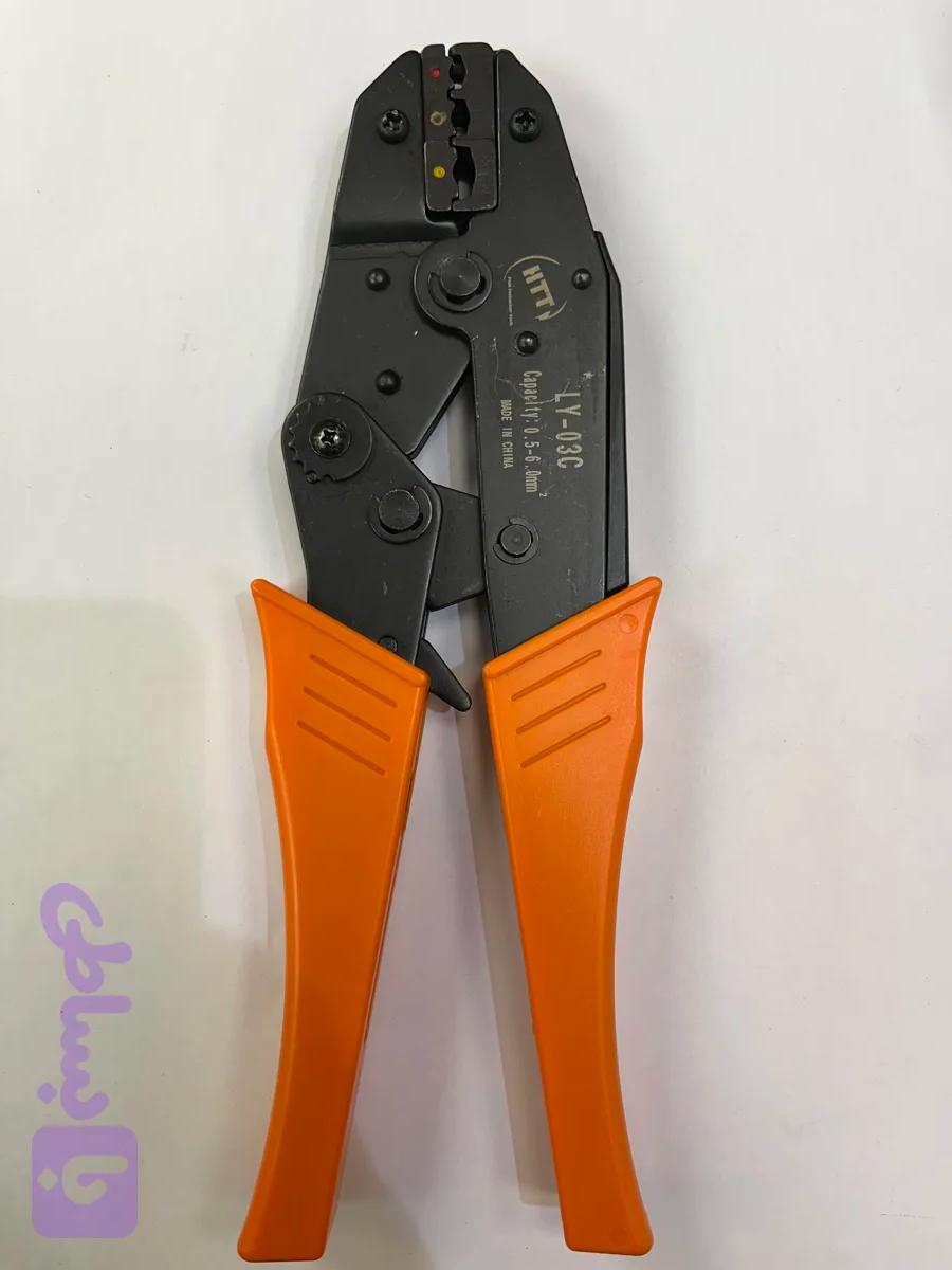 انبر پرس سرسیم روکش دار برند HTT مدل LY-03C