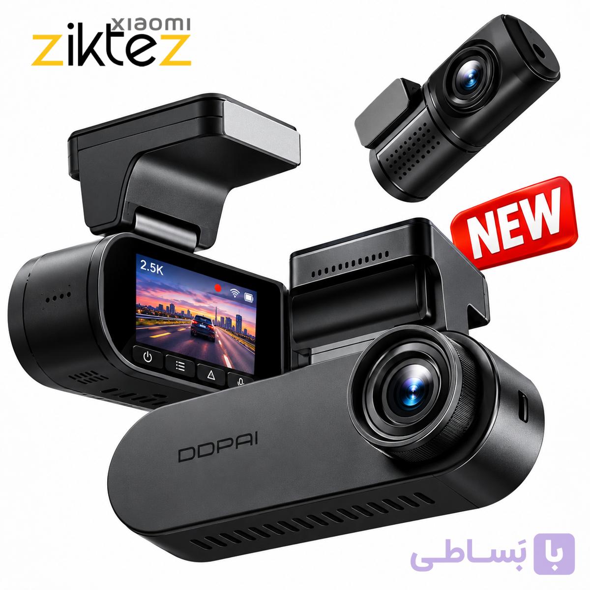دوربین خودرو شیائومی DDPAI N2 Dual Dash Cam new version (اورجینال ارسال فوری) — تصویر 1