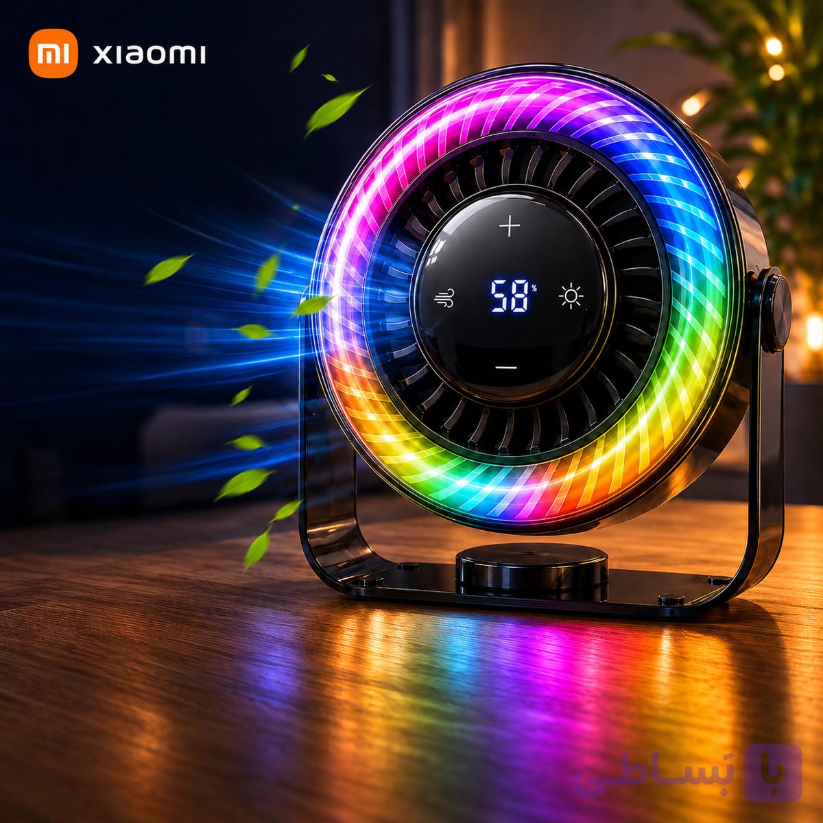 پنکه شارژی شیائومی رومیزی پرقدرت Xiaomi Fan TurboF18 (اورجینال) — تصویر 1