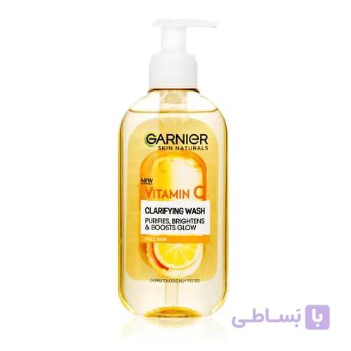 ژل شستشوی گارنیر ویتامین C | روشن‌کننده و شفاف‌کننده پوست