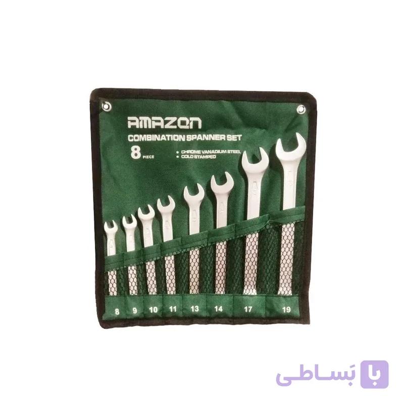 آچار 8 عددی یکسر رینگ کیفی آمازون مدل MM8-19