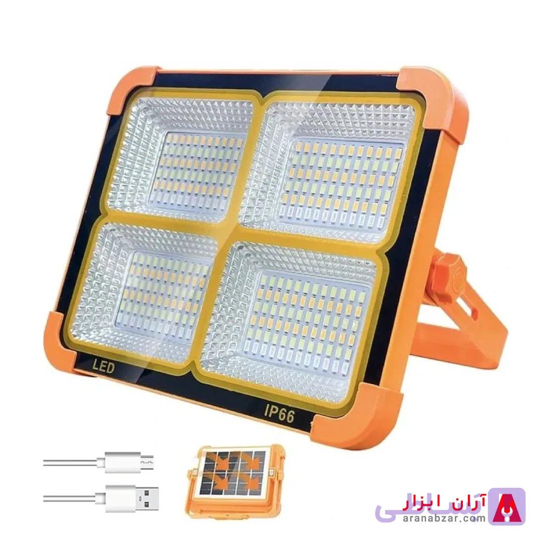 چراغ اضطراری مدل IP-66 با نور چند رنگ – نارنجی کم‌رنگ — تصویر 1