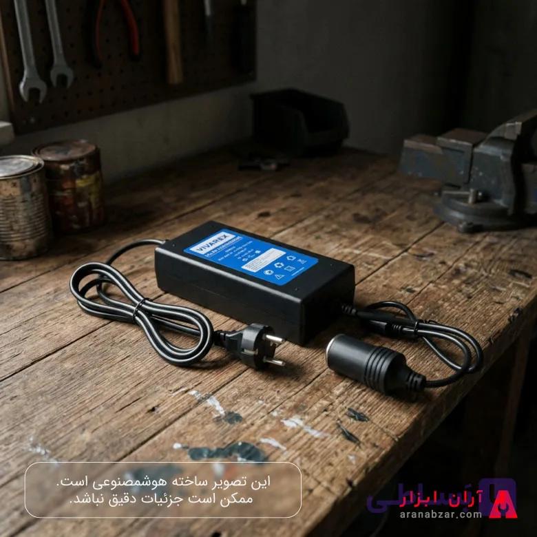 تبدیل برق شهری 220 به 12 ولت فندکی باتری ماشین 15 آمپر – آداپتور کیفیت بالا TRANS 220 TO 12 — تصویر 1