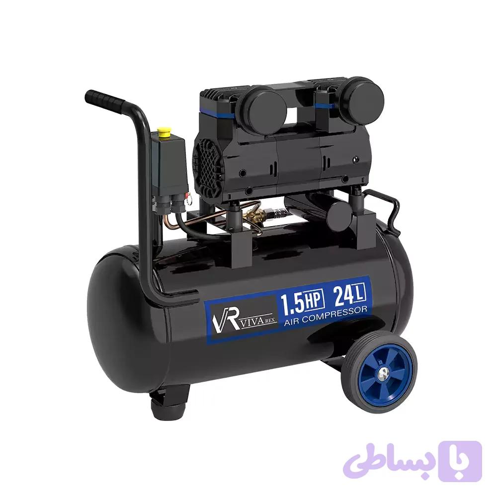 کمپرسور 24 لیتری سایلنت ویوارکس VR2415-ss | زمان پر شدن 4 دقیقه