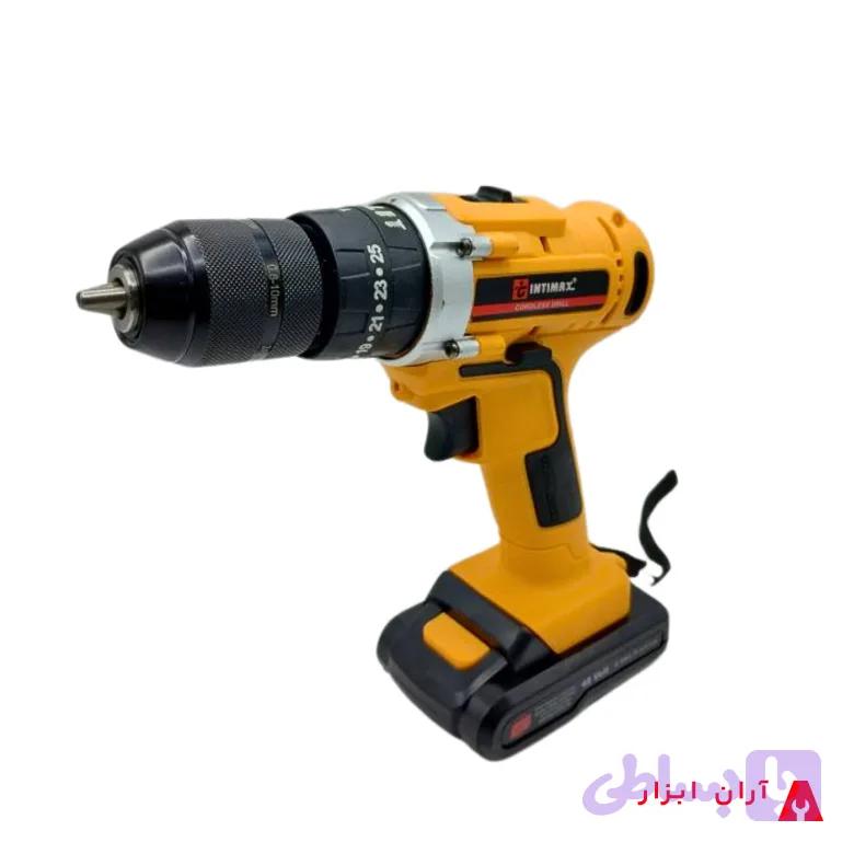 دریل شارژی چکشی صنعتی اینتیمکث کد 0437 — تصویر 1