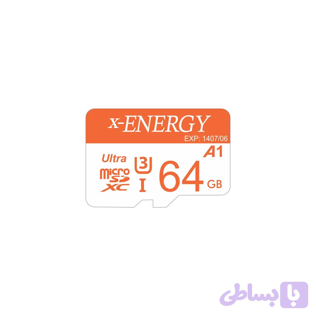 کارت حافظه MICROSD XC ایکس انرژی مدل 600X استاندارد UHS-I U3 ظرفیت 64 گیگابایت — تصویر 1