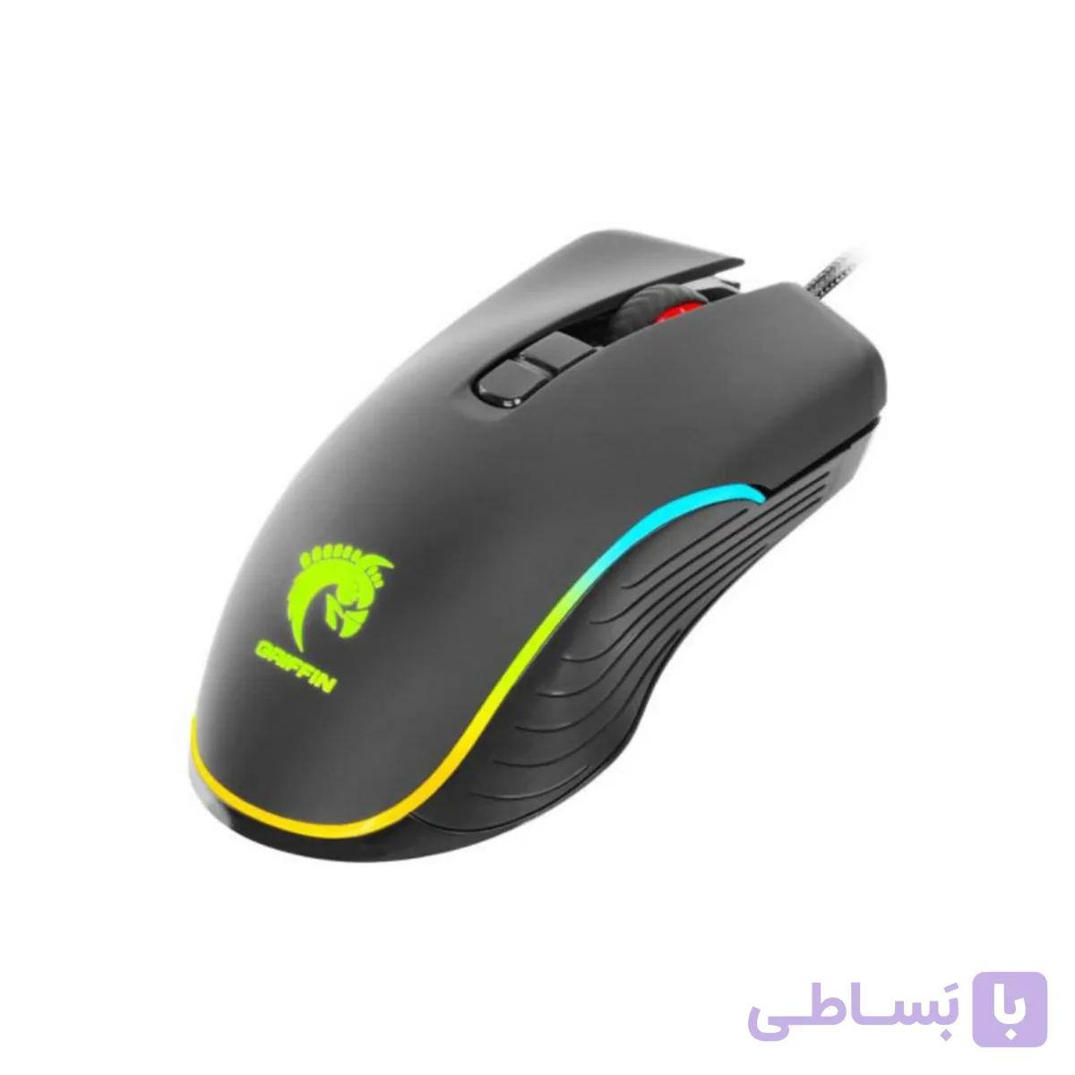 ماوس گیمینگ گرین GM606 RGB — تصویر 1
