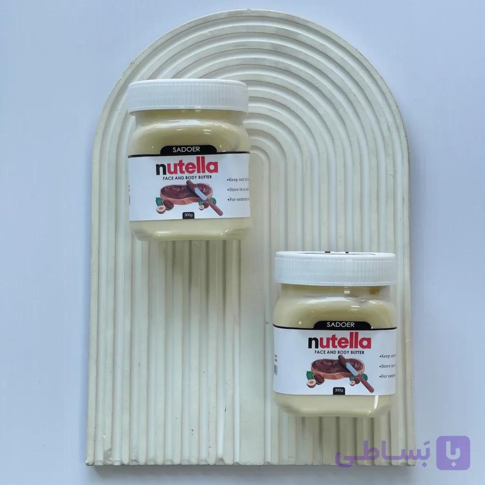 کره بدن نوتلا سادور، آبرسان و تغذیه‌ کننده عمیق پوست 300 گرم | SADOER NUTELLA BODY BUTTER