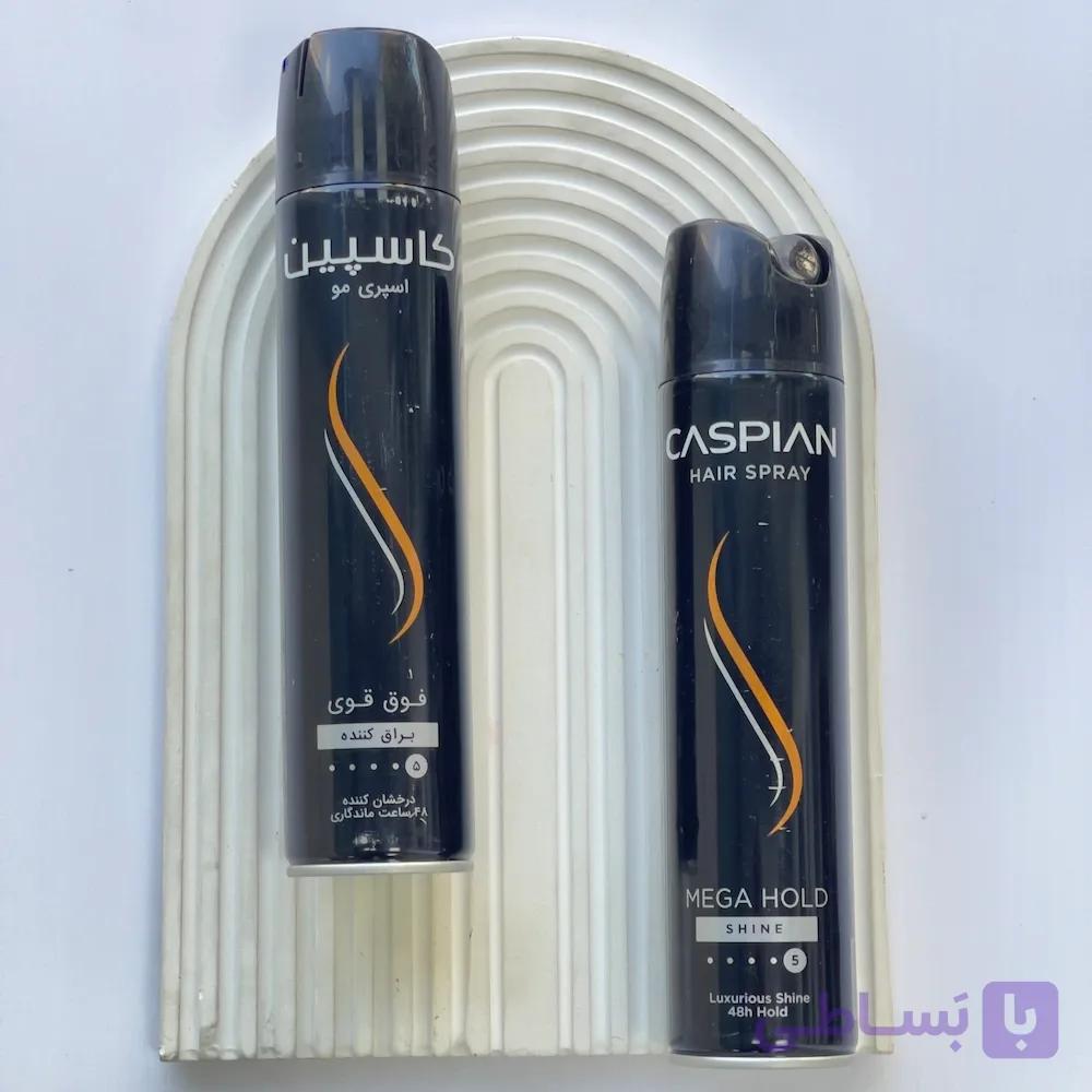 اسپری مو براق کننده فوق قوی کاسپین 250 میلی لیتر | CASPIAN Mega Hold Shine Hair Spray 250 ml