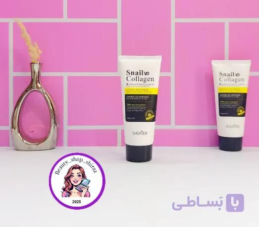 فوم شستشوی حلزون و کلاژن سادور