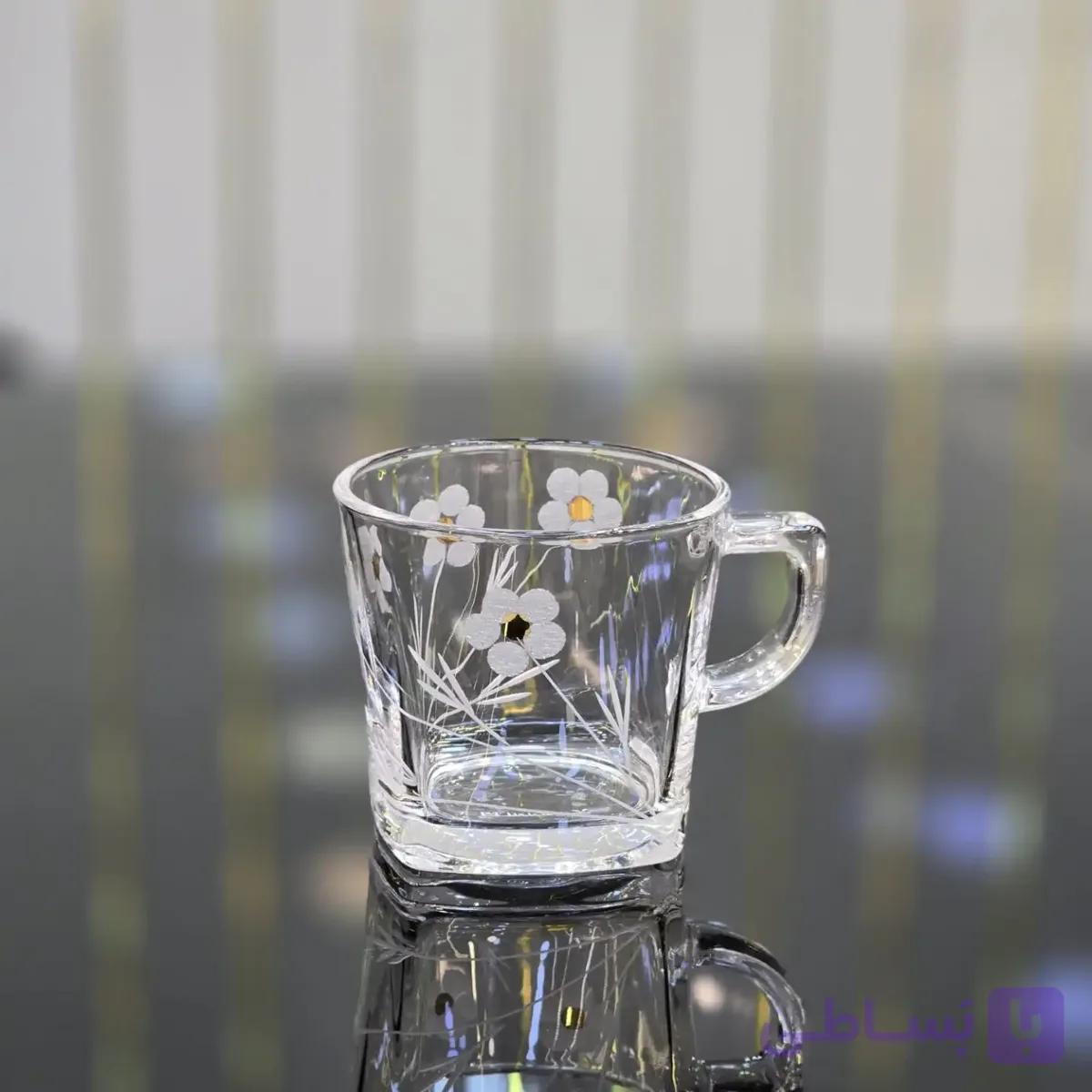 فنجان و قندان شکوفه | ست پذیرایی شیک و لوکس کد 405 — تصویر 1
