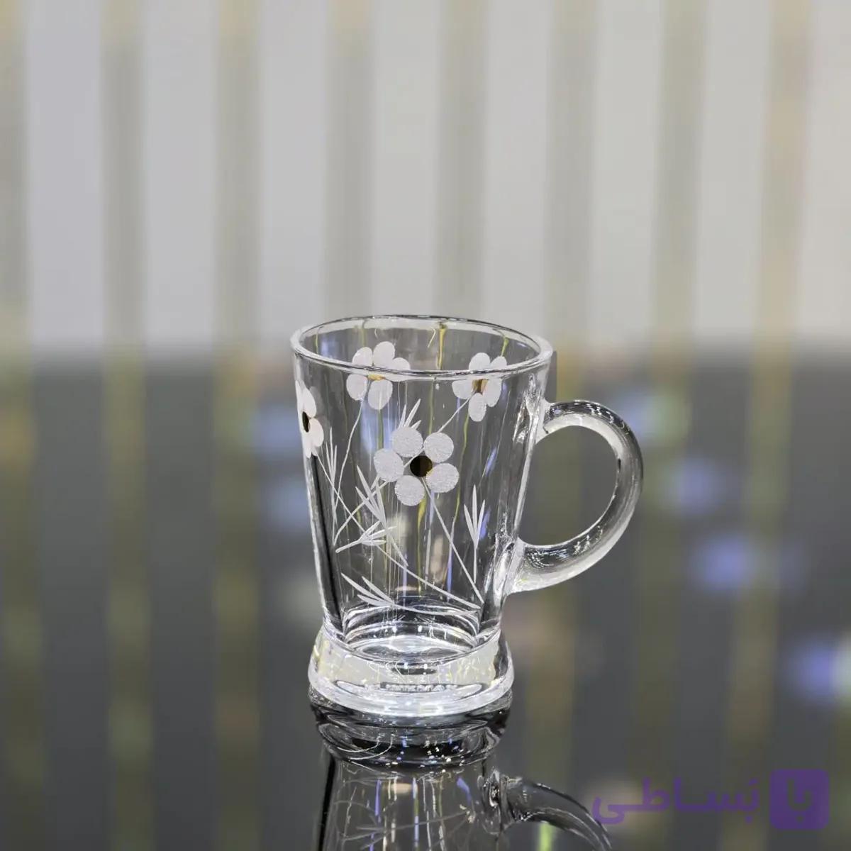 فنجان و قندان شکوفه | ست پذیرایی شیک و لوکس کد 406 — تصویر 1