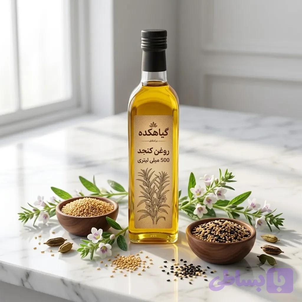 روغن کنجد یک لیتری — تصویر 1