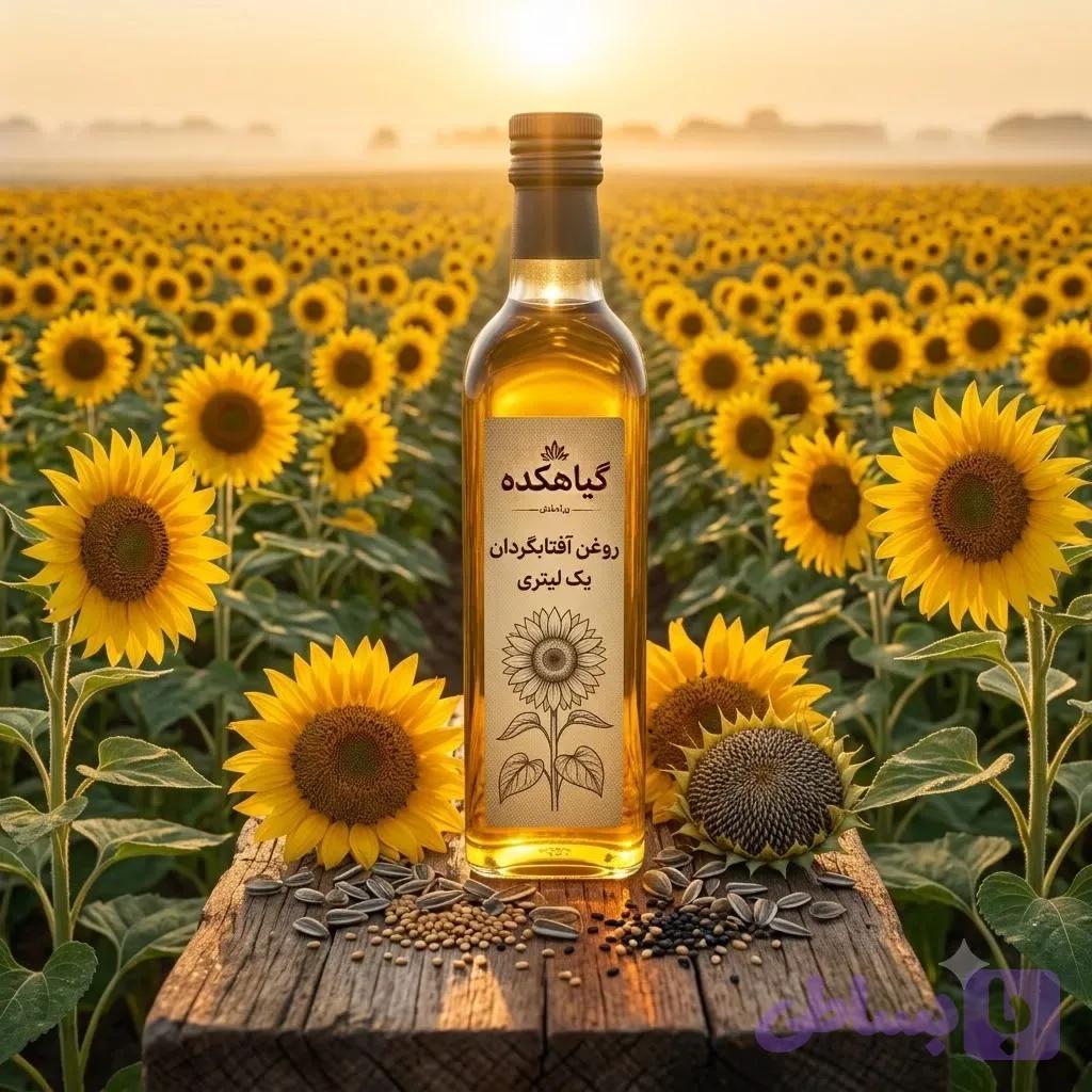 روغن آفتابگردان یک لیتری — تصویر 1