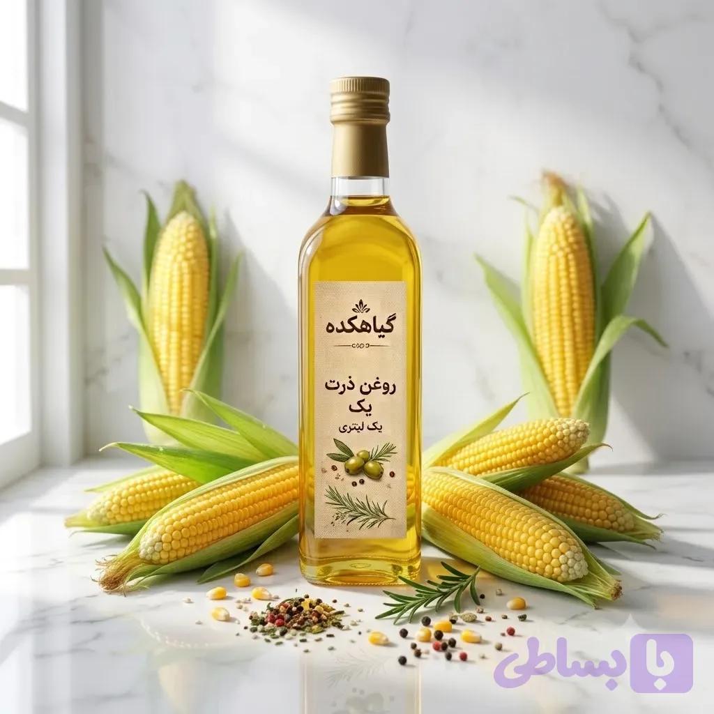 روغن ذرت یک لیتری — تصویر 1