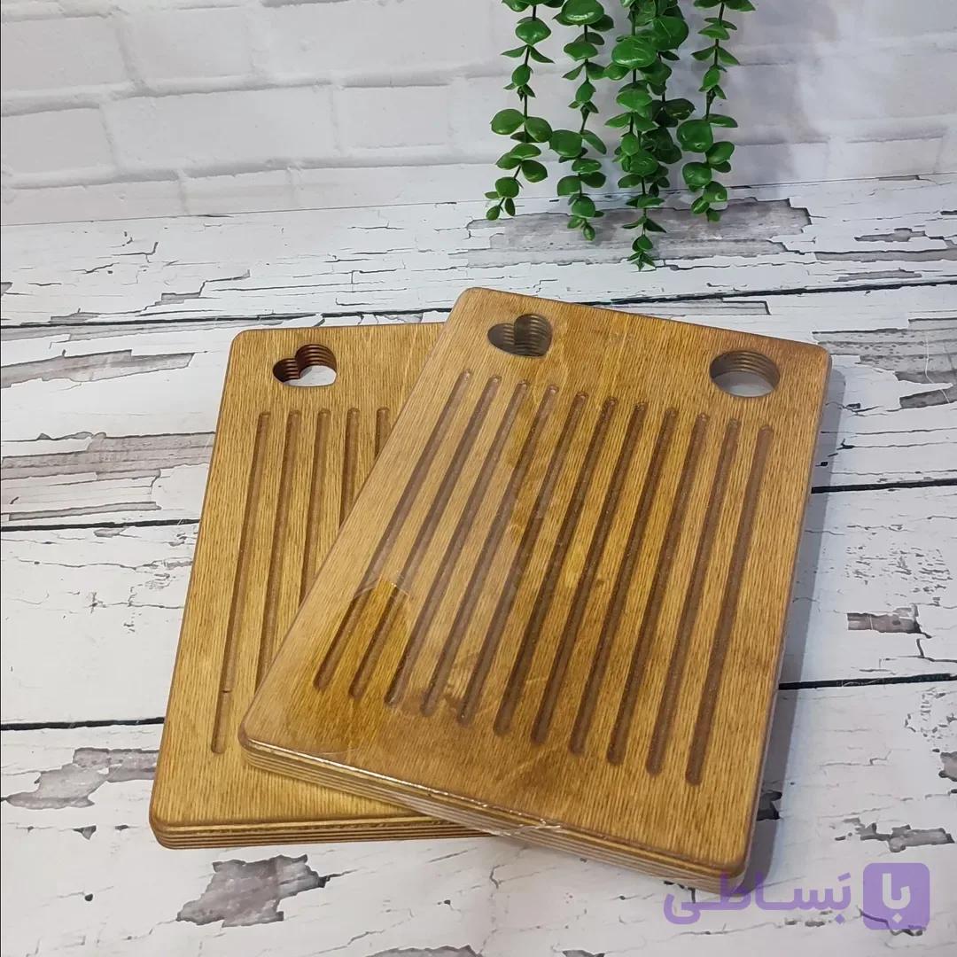 تخت سرو مستطیل شیار دار