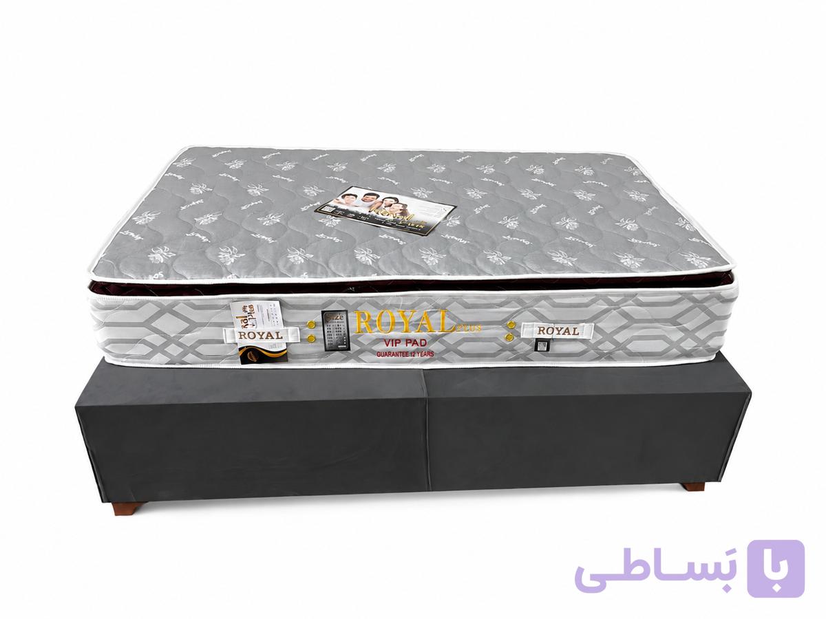 تشک یک نفره ۱۲۰*۲۰۰ سوپرطبی فنری vip pad