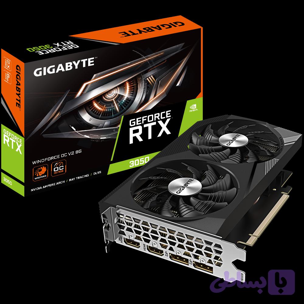کارت گرافیک گیگابایت مدل GeForce RTX™ 3050 WINDFORCE OC V2 8G — تصویر 1