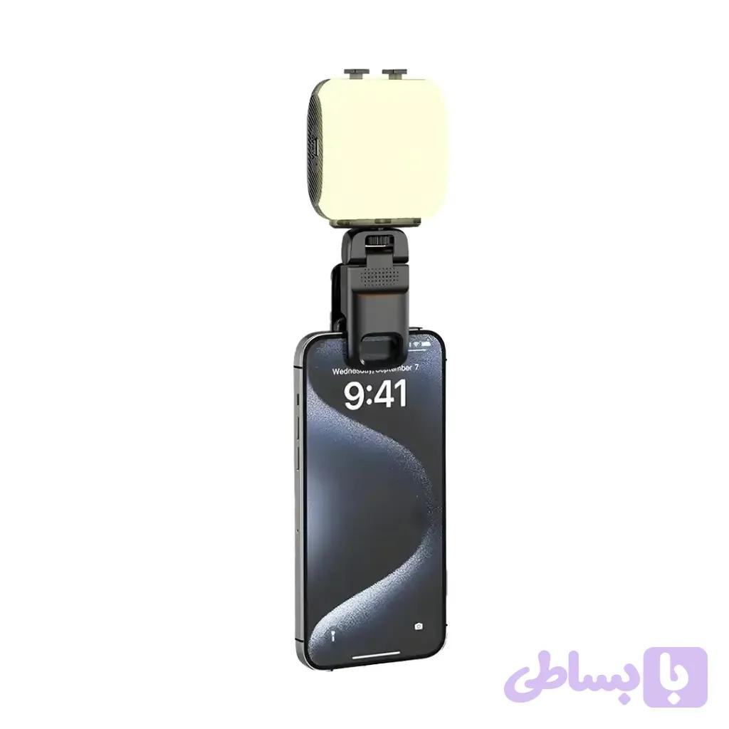 مینی پروژکتور مخصوص گوشی پرودو مدل porodo clip-on fill light — تصویر 1