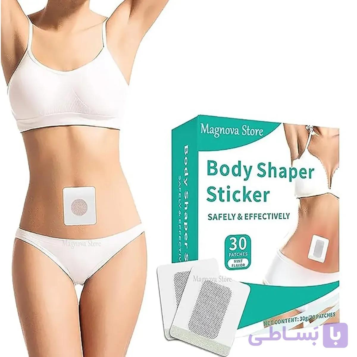 چسب لاغری شکم و پهلو بادی شیپر 30 عددی — تصویر 1