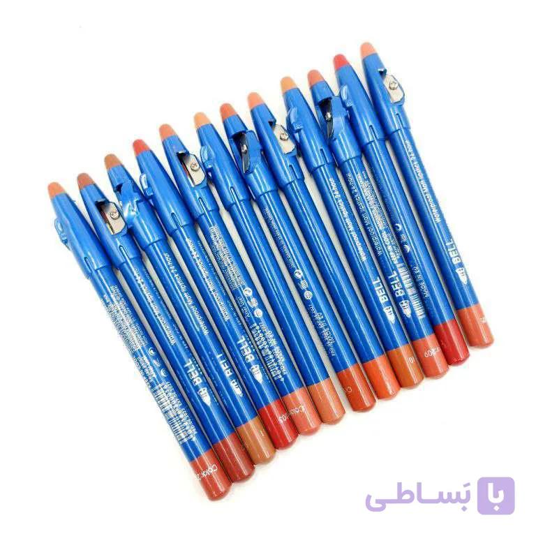 رژلب مدادی بل | تراش‌دار ، ضدآب – بسته 12 تایی
