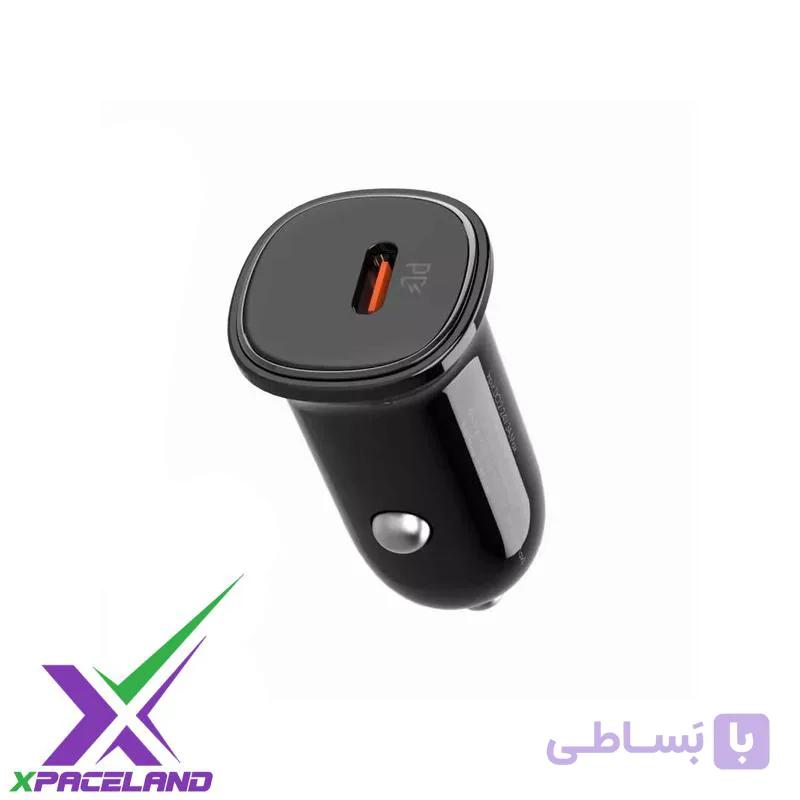 شارژر فندکی الدینیو 30 وات به همراه کابل تایپ سی مدل C106