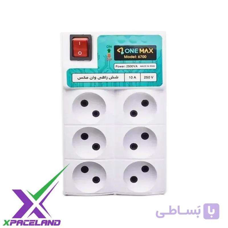 محافظ برق 6 خانه وان مکس مدل 6600